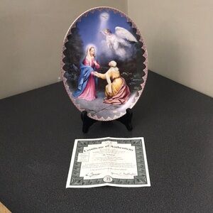 The Visitation Plate by Hector Garrido Limited Edition #46 B, w/ Certificate
